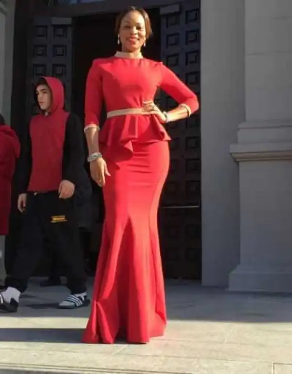 Geogina Onuoha & Her Daughters Stun In Red For Christmas.